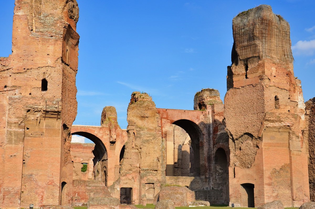 Thermes de Caracalla - Billet d'entrée + Plan de Rome - ITALY MUSEUM