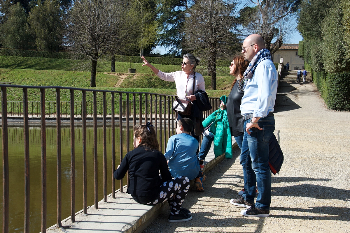 Learn Italian in the Boboli Gardens Private Tour