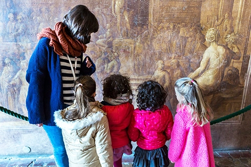 Cuentos de hadas para los más pequeños en el Palazzo Vecchio: La tortuga con vela, una visita guiada para niños