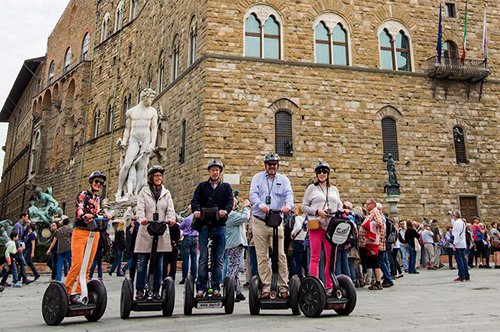 Group guided tour of Florence by Segway