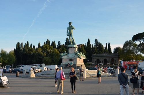 Promenade à pied au Piazzale Michelangelo - Visite guidée