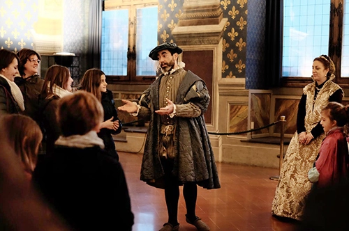 La vida en la corte del Palazzo Vecchio: visita guiada para niños