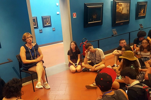 Caça ao tesouro na Galeria Uffizi: um tour privado para a família inteira