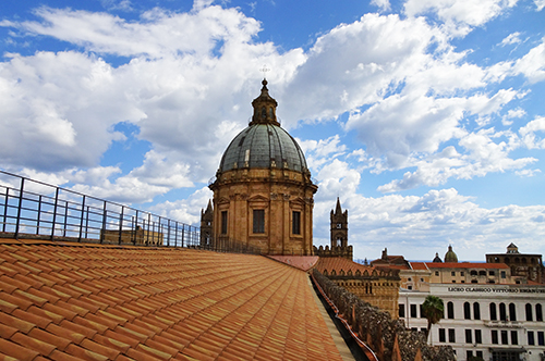 Complejo de la Catedral de Palermo con subida a los tejados - entrada
