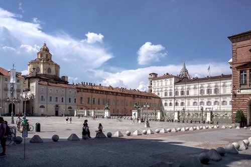 Entrada al Palacio Real de Turín