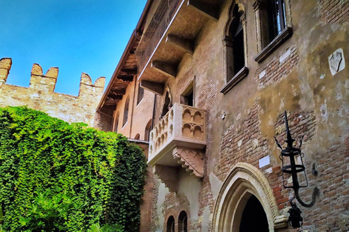 Eintrittskarte für das Haus der Julia (Casa di Giulietta) in Verona